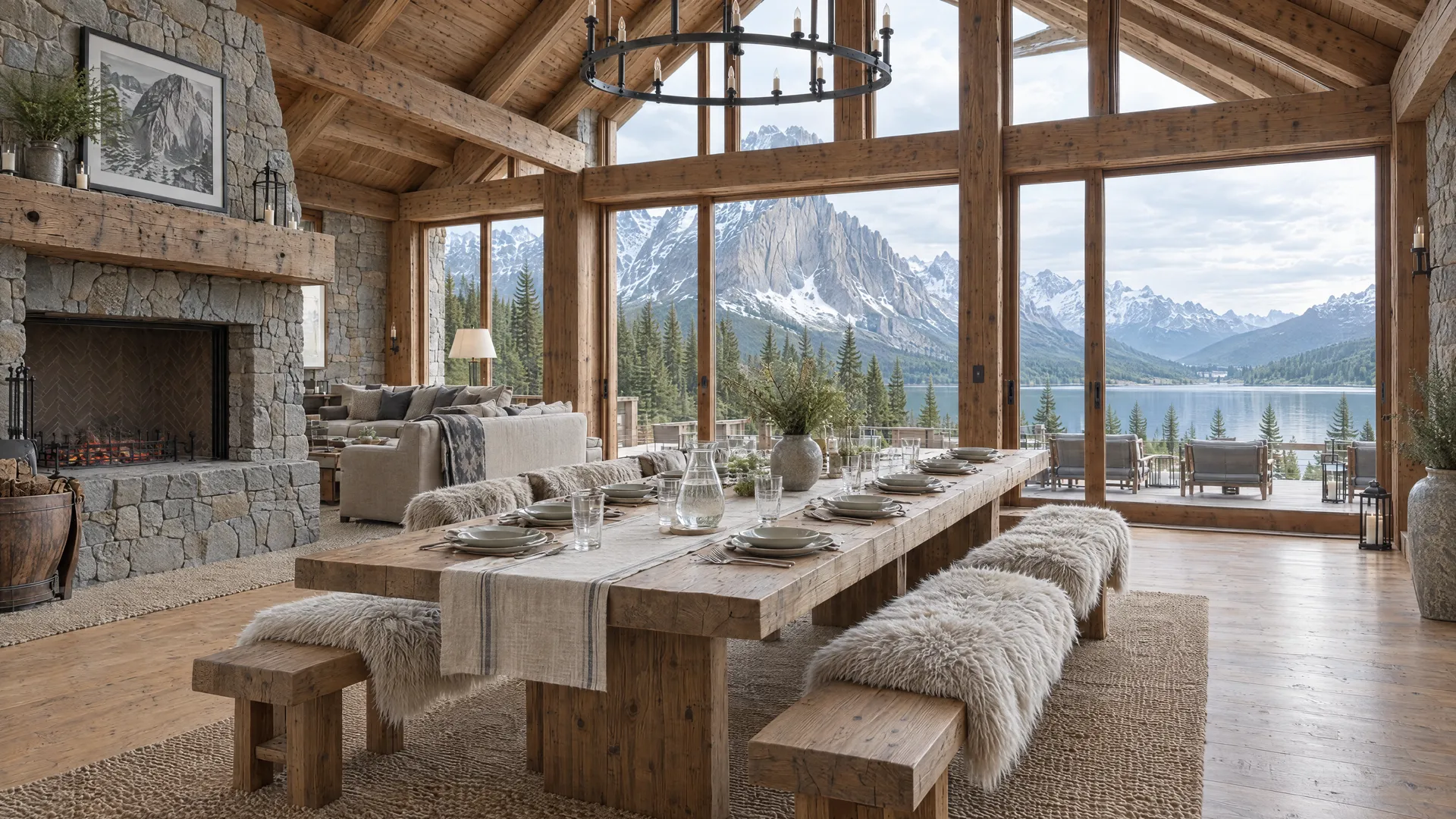 Die Lodge, live